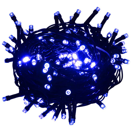 400 LED string lights 8 lighting effects blue 40 m