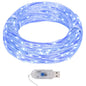 Guirnalda de micro luces LED 40 m 400 LED blanco cálido