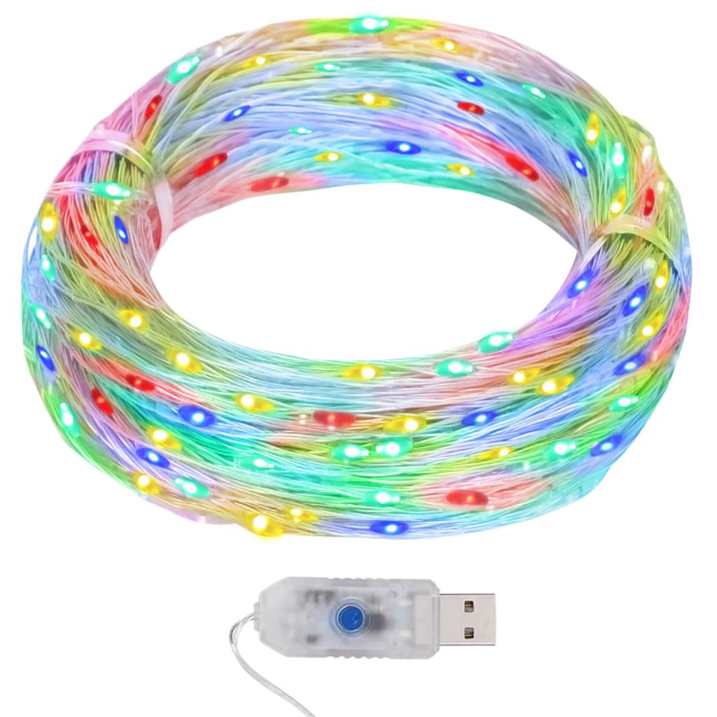 Guirnalda de micro luces LED 40 m 400 LED blanco cálido