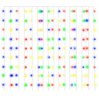 Cortina de luces 3x3 m 300 LED de colores 8 funciones