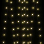 Tira de luces solares LED 5 uds blanco cálido interior/exterior