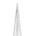 Set cono luz LED decorativo acrílico blanco frío 30/45/60cm