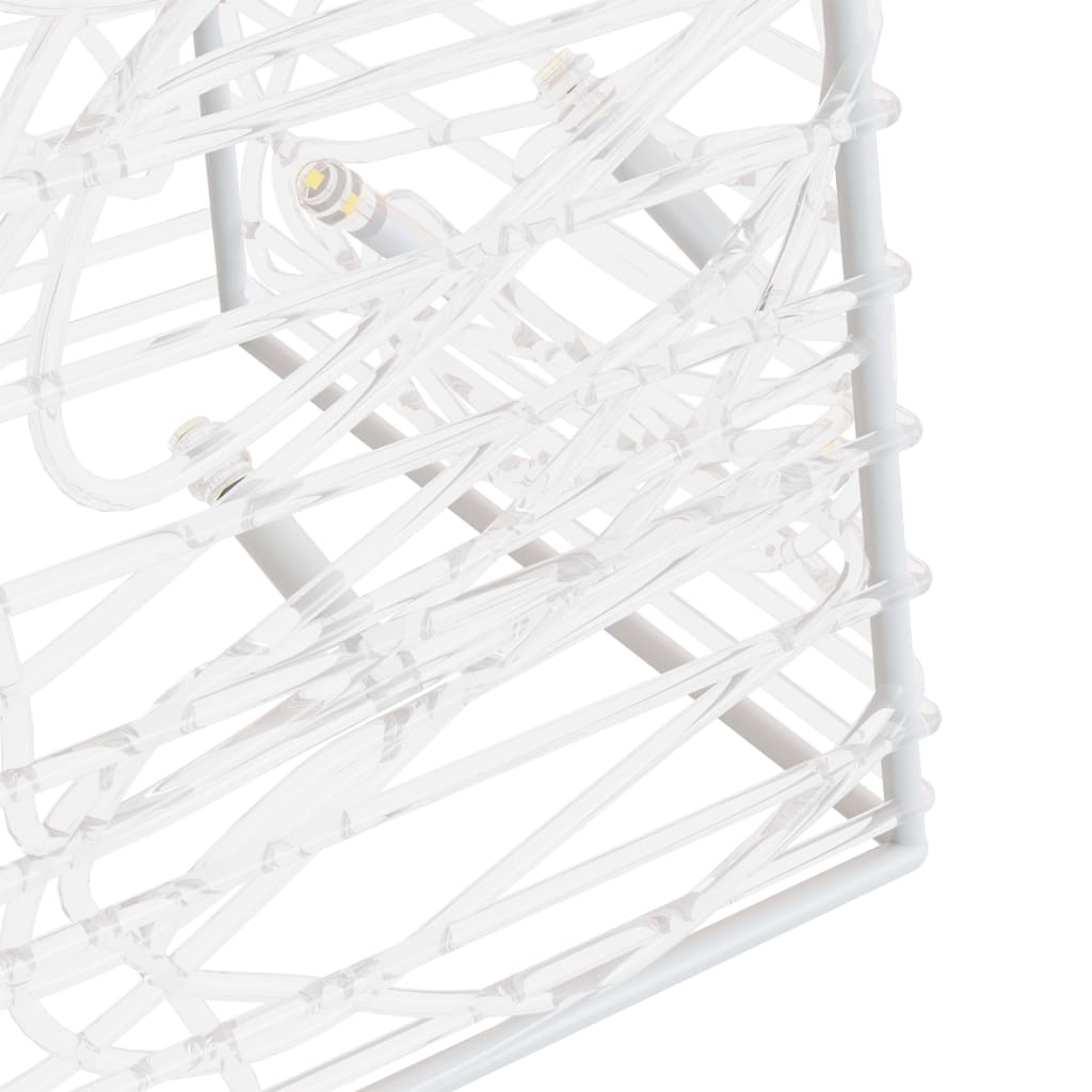 Cono de luz LED decorativo acrílico azul 60/90/120 cm