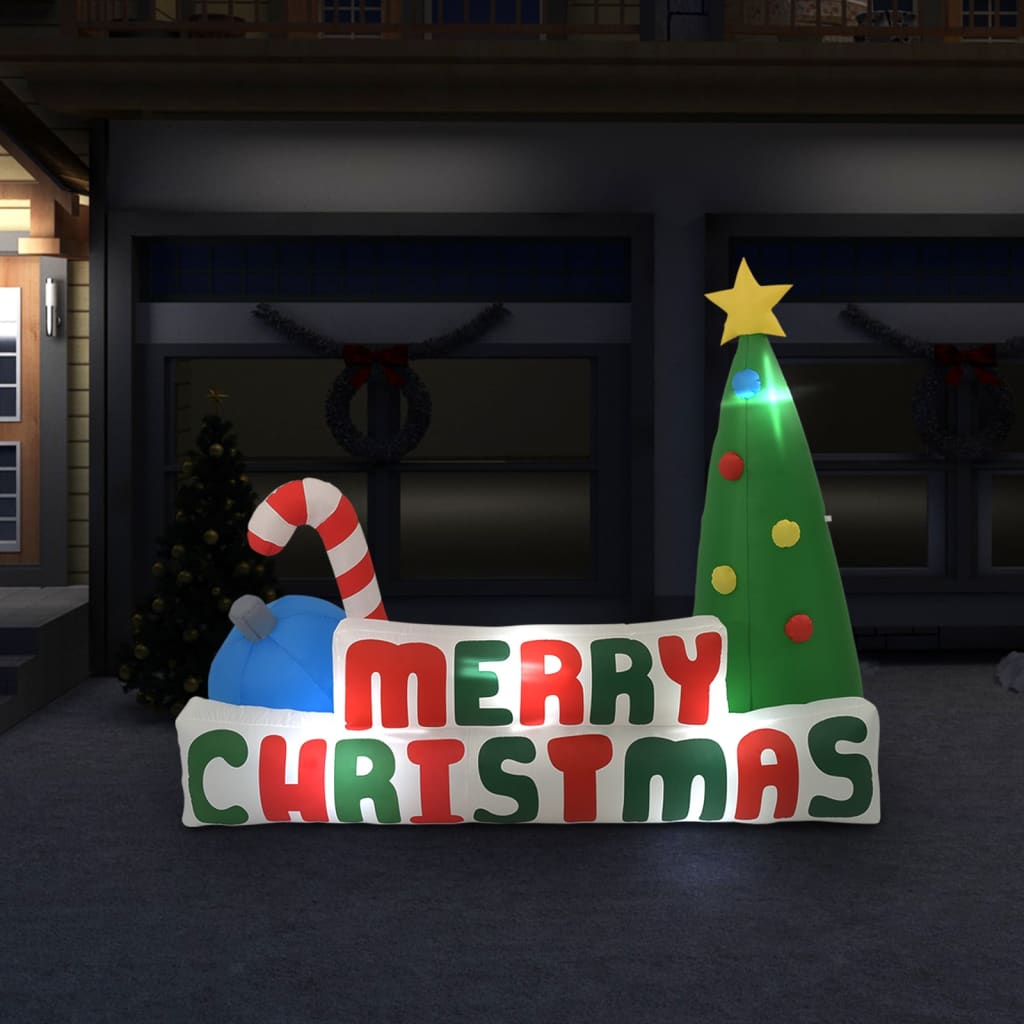 Adornos de Navidad de inflables LED interior y exterior 240 cm