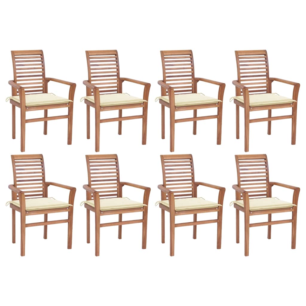Sillas de comedor 2 uds madera teca con cojines gris antracita