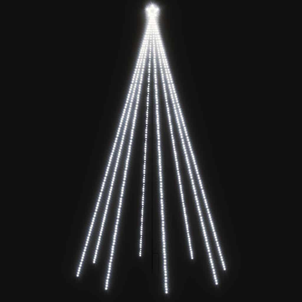 Luces LED forma árbol Navidad interior y exterior 400 LED 2,5 m