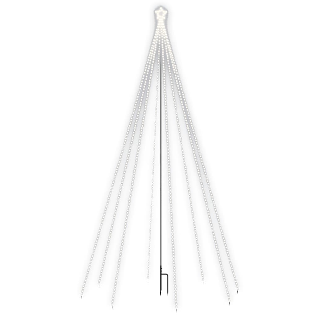 Luces LED forma árbol Navidad interior y exterior 400 LED 2,5 m