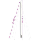 Luces LED forma árbol Navidad interior y exterior 400 LED 2,5 m