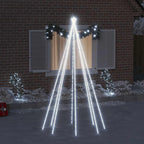 Luces LED forma árbol Navidad interior y exterior 400 LED 2,5 m