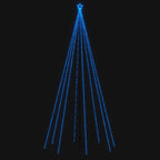 LED árbol de Navidad interior y exterior 576 LED azul 3,6 m