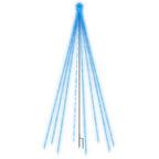 LED árbol de Navidad interior y exterior 576 LED azul 3,6 m
