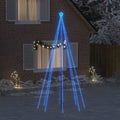 LED árbol de Navidad interior y exterior 576 LED azul 3,6 m