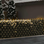 Red de luces de Navidad 204 LED blanco cálido 3x2 m
