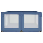 Parque para bebés con 2 puertas tela Oxford azul claro