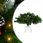 Árbol de Navidad artificial con luces PVC verde 40 cm
