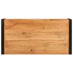 Mesa de centro de madera maciza de acacia 120x60x40 cm
