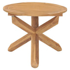 Juego de comedor para jardín 5 piezas madera maciza de teca