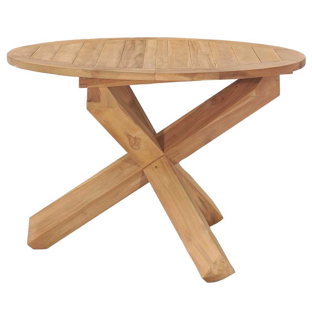 Juego de comedor para jardín 5 piezas madera maciza de teca