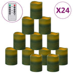 Velas sin llama luz LED 24 uds con mando a distancia