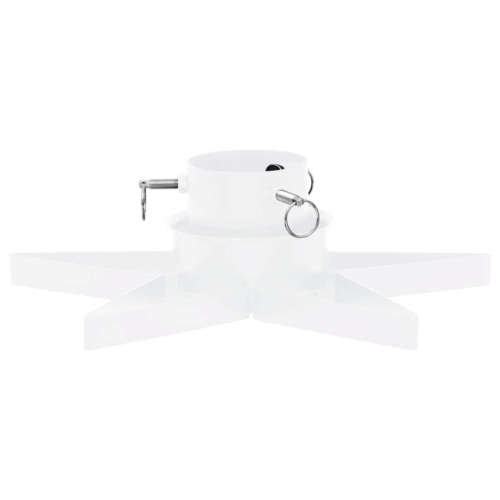 Soporte para árbol de Navidad blanco 47x47x13,5 cm