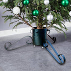 Soporte para árbol de Navidad blanco 47x47x13,5 cm