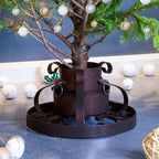 Soporte para árbol de Navidad blanco 47x47x13,5 cm