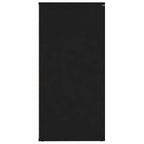Aparador de madera de ingeniería negro 160x36x75 cm