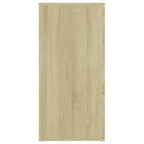Aparador de madera de ingeniería roble Sonoma 160x36x75 cm