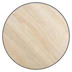 Mesita de centro MDF color roble Sonoma Ø35 cm