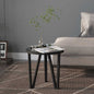 Mesita de centro MDF color roble Sonoma Ø35 cm