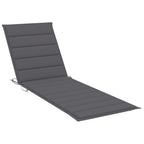 Tumbonas con mesa y cojines 2 uds madera maciza de acacia