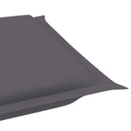 Tumbonas 2 unidades con mesa y cojines madera maciza de acacia