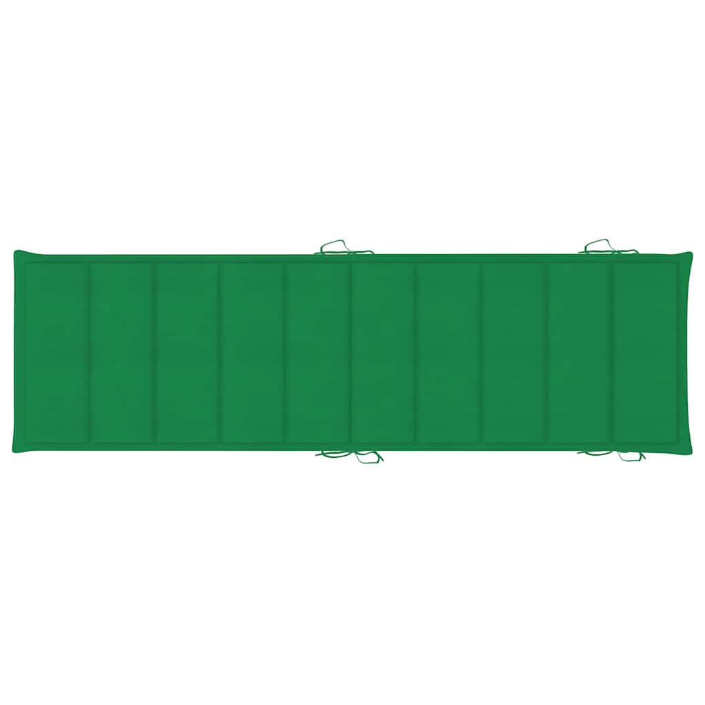 Tumbonas con mesa y cojines 2 uds madera maciza de acacia