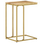 Mesa auxiliar de madera maciza de mango 35x45x65 cm