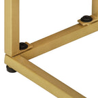 Mesa auxiliar de madera maciza de mango 35x45x65 cm