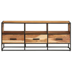 Mueble para la TV madera maciza de acacia 110x30x45 cm