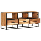 Mueble para la TV madera maciza de acacia 110x30x45 cm