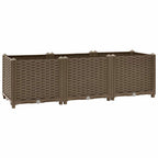 Jardinera elevada 120x40x38 cm Polipropileno
