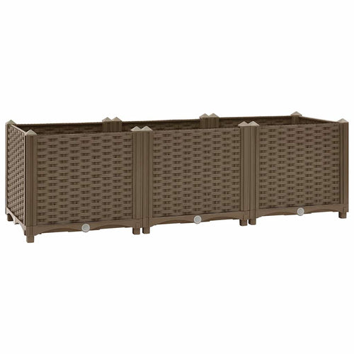 Jardinera elevada 120x40x38 cm Polipropileno