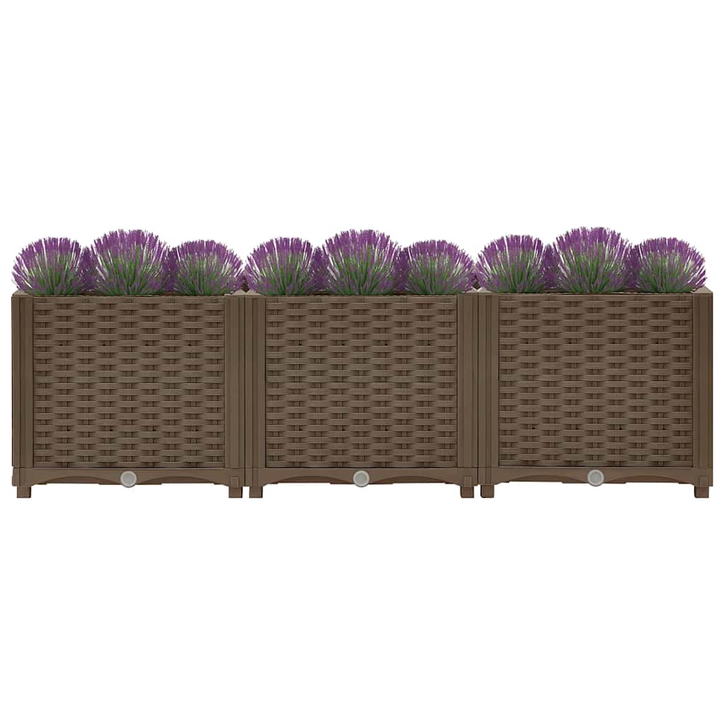 Jardinera elevada 120x40x38 cm Polipropileno