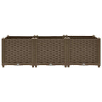 Jardinera elevada 120x40x38 cm Polipropileno