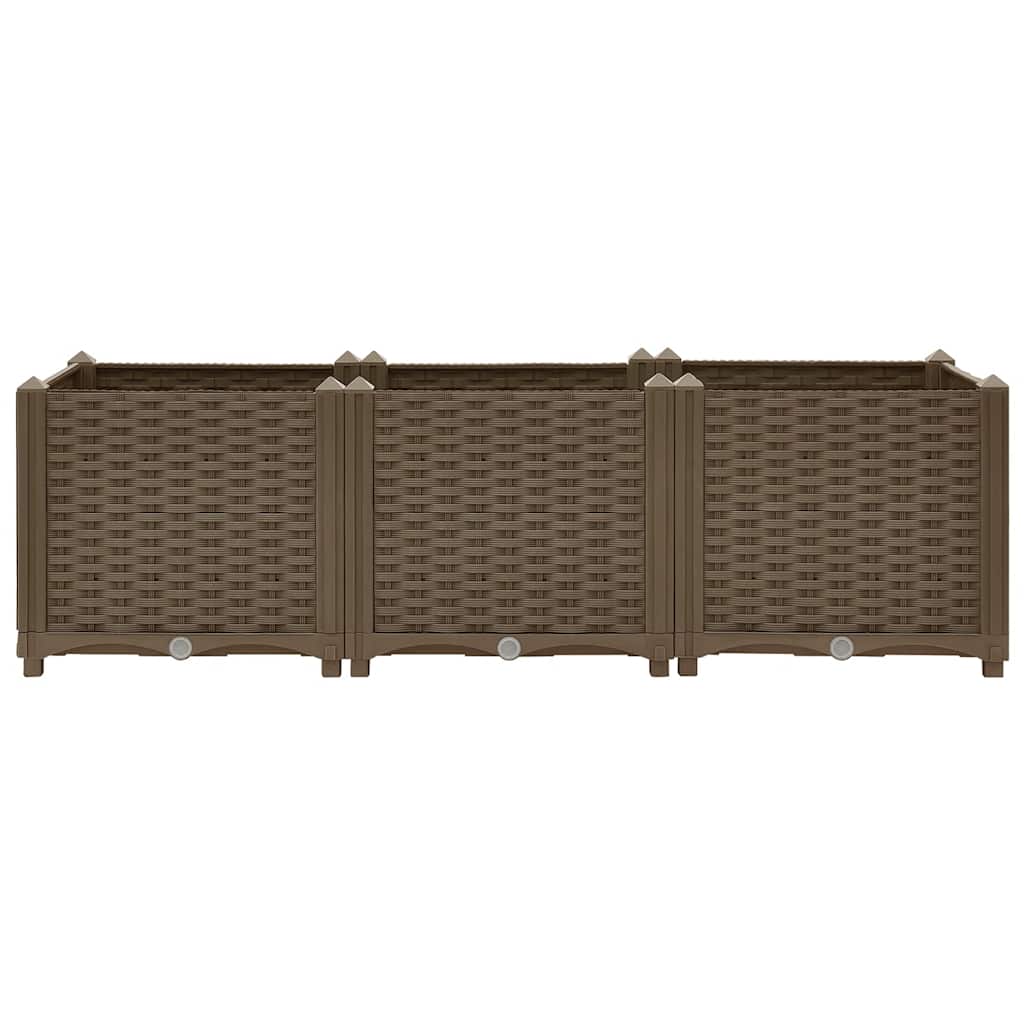 Jardinera elevada 120x40x38 cm Polipropileno