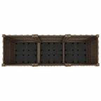Jardinera elevada 120x40x38 cm Polipropileno