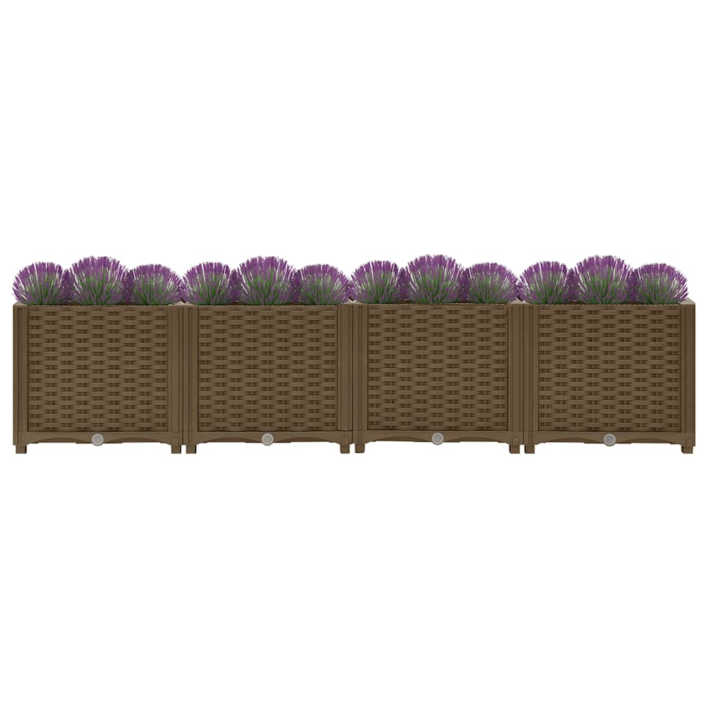 Jardinera elevada 160x40x38 cm Polipropileno