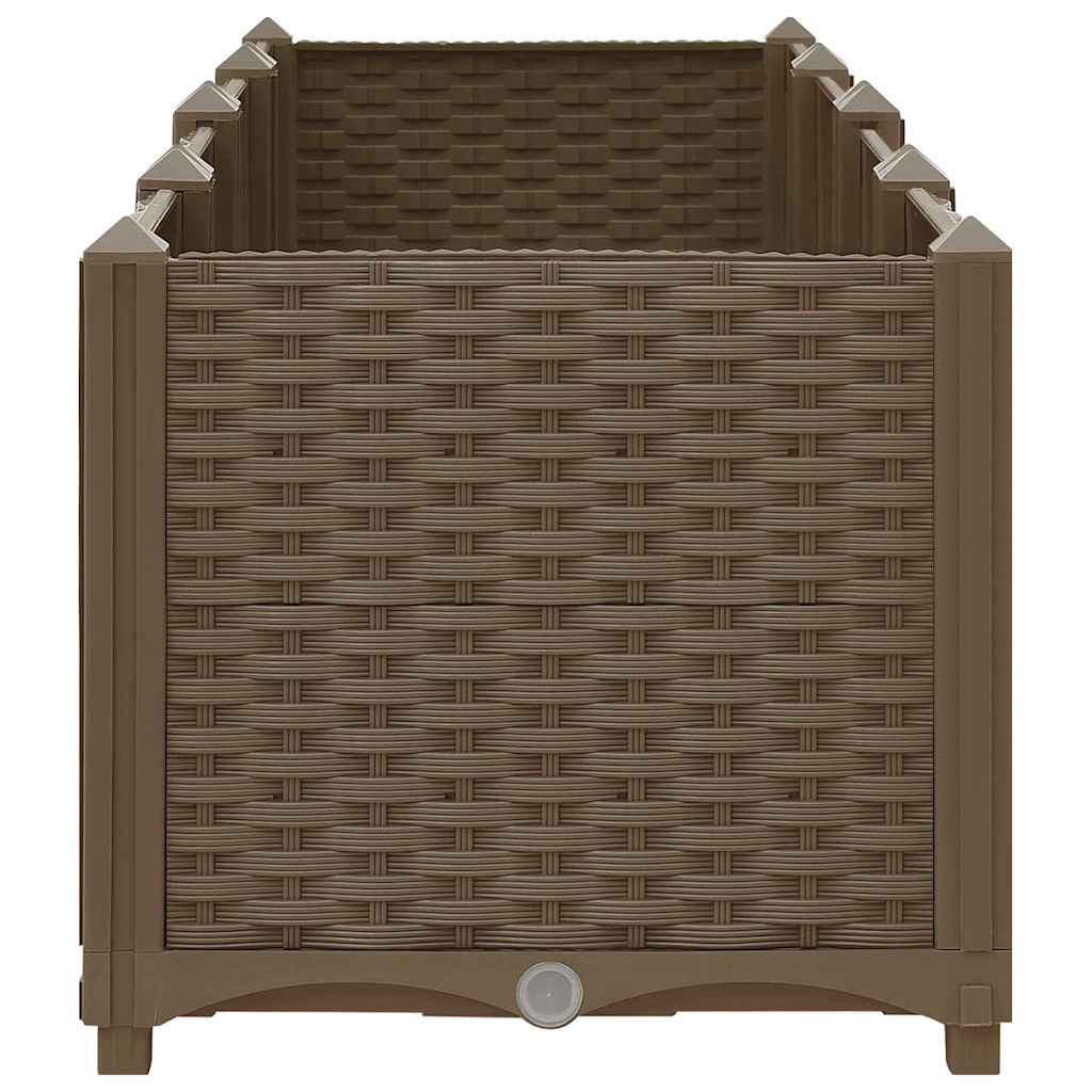 Jardinera elevada 160x40x38 cm Polipropileno