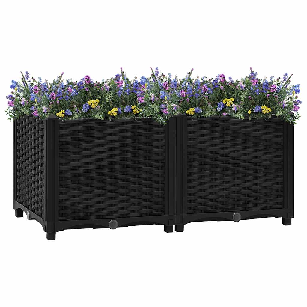 Jardinera elevada 40x40x38 cm Polipropileno