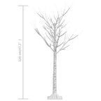Árbol de Navidad LED blanco cálido sauce interior exterior 1,2m