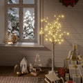 Árbol de Navidad LED blanco cálido sauce interior exterior 1,2m