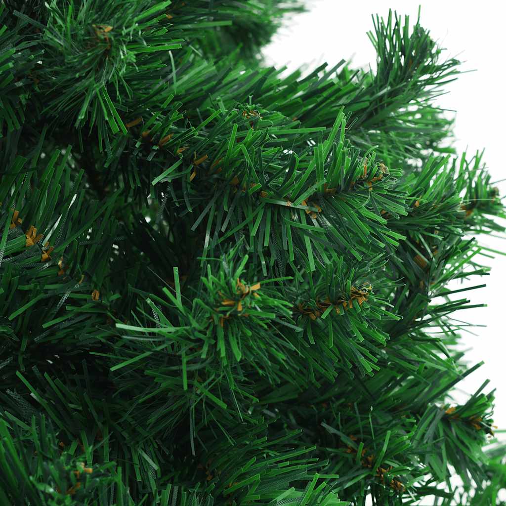 Árbol de Navidad artificial con luces y bolas 230 ramas 120 cm