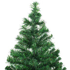 Árbol de Navidad artificial con luces y bolas 230 ramas 120 cm